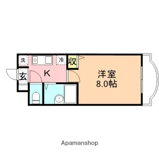 LILY−BE関屋恵町A【302号室】の間取り