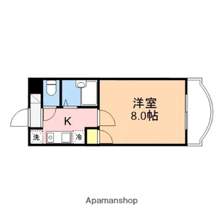 LILY−BE関屋恵町A【101号室】の間取り