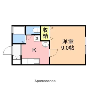 アースリースター【101号室】の間取り