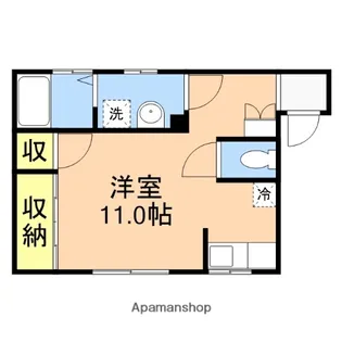 ヴェルディフクダⅠ【2階】の間取り