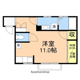 ヴェルディフクダⅠ【2階】の間取り