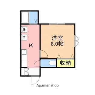 ララビー小針【1階】の間取り