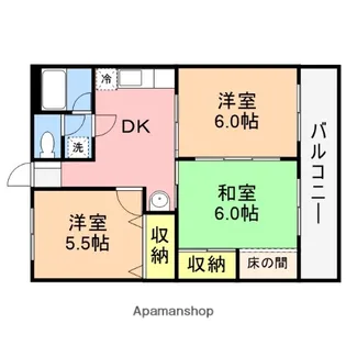 日星ビル【306号室】の間取り