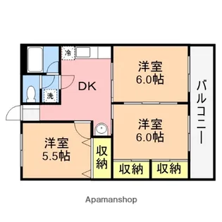 日星ビル【3階】の間取り