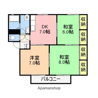 リバーサイドヒルズ【2階】の間取り