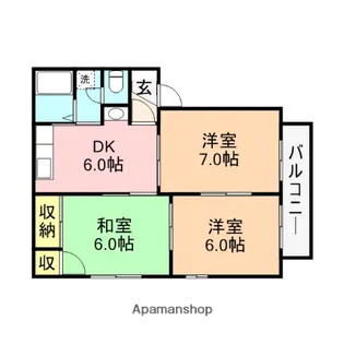 リバーサイドヒルズ【2階】の間取り