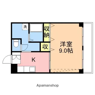 メゾンカフカス【303号室】の間取り