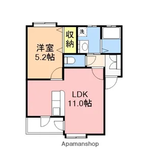 クーチェⅠ【1階】の間取り