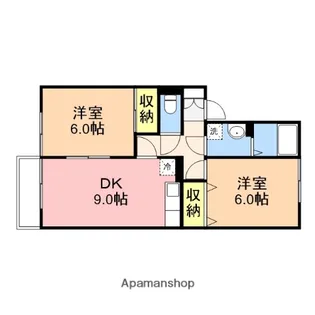 ファインコート【B102号室】の間取り