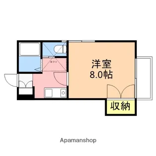 シーサイドパレス【1階】の間取り