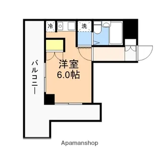 リバティープラザ本町【10階】の間取り