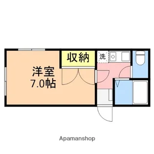 メゾンキャッスルベリー【2階】の間取り