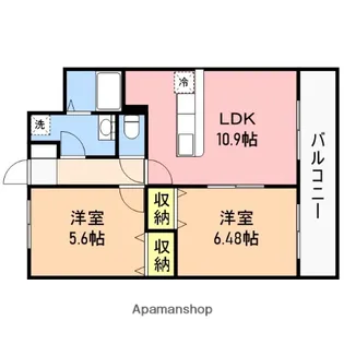 セカンドステージZERO【2階】の間取り