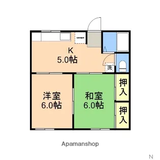 マ・メゾン【202号室】の間取り