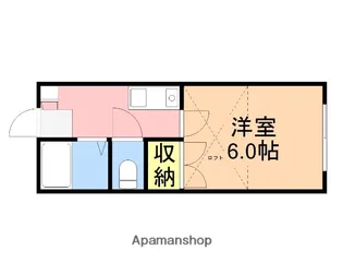 メゾンド・マシェリ【104号室】の間取り