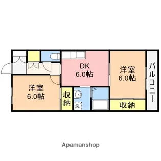 ビッグ・モート・プラザ【Ⅰ202号室】の間取り