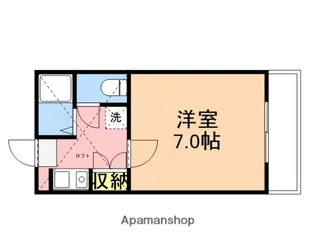 アップルハウス上新栄町【205号室】の間取り