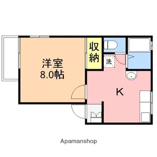 グリーンヒルズA【101号室】の間取り