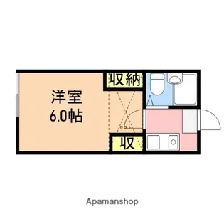 アビタス関屋【1階】の間取り