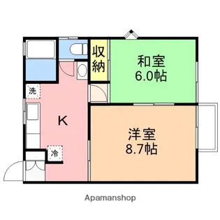 ライトコート21【1階】の間取り