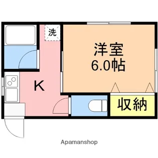 ブランカ関屋【2階】の間取り