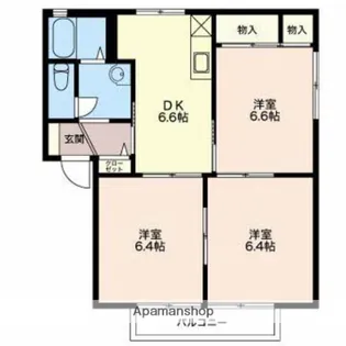 ジェネロシティー【1階】の間取り