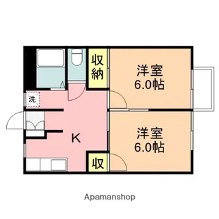 グリーンハウスⅡ【103号室】の間取り