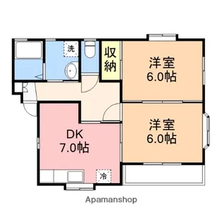 T・Mアベニュー【A-10号室】の間取り