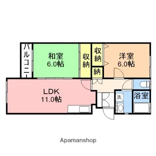 フェストⅦ【103号室】の間取り