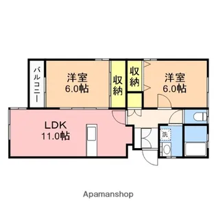 フェストⅦ【101号室】の間取り