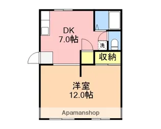 サンセットハウス【1階】の間取り