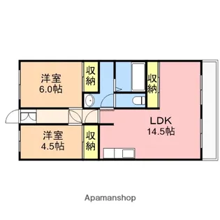 メゾン青山台【502号室】の間取り