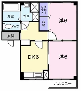 ボンディールI【2階】の間取り