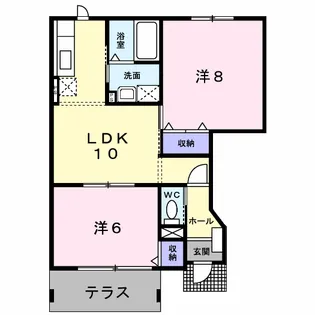 リバティベル 3【1階】の間取り