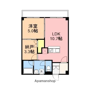みずき野ファーストハイツ【303号室】の間取り