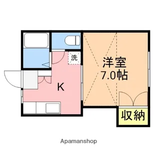 メゾンドエクラン3【203号室】の間取り