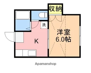 1Kの間取り画像