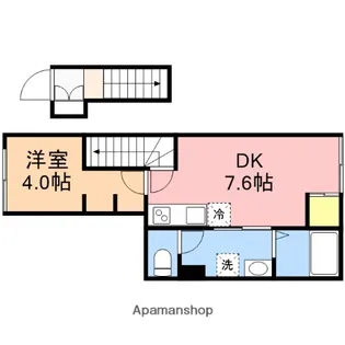 ROUAGE(ルアージュ)関屋【2階】の間取り