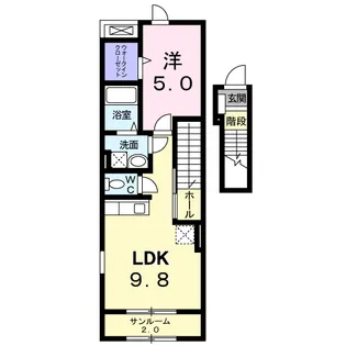 ロミオ リゾート【2階】の間取り