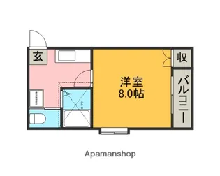 コーポエンジェルスⅢ【2階】の間取り