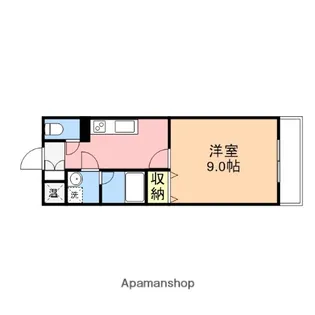 スモーレ新潟【205号室】の間取り