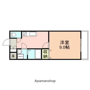 スモーレ新潟【3階】の間取り
