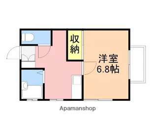 ホンマハイツⅠ【2階】の間取り