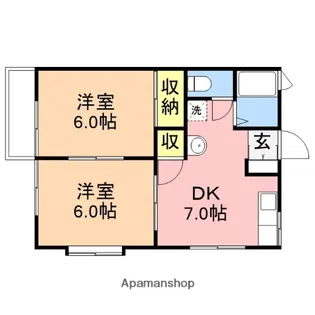 LUNAハウス【2階】の間取り