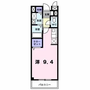 ハイヴィレッジ坂井【2階】の間取り