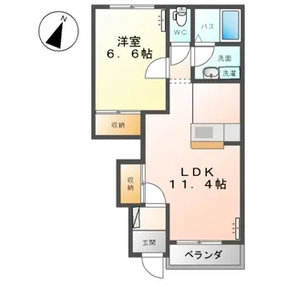 アイ・ハピネス【00102号室】の間取り