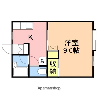 コーポ潮【2階】の間取り