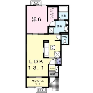 グランツ【1階】の間取り