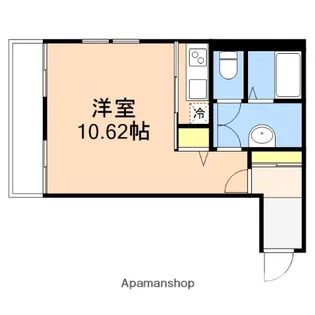 クレアーレ浜浦【A303号室】の間取り