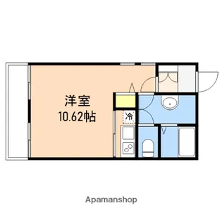 クレアーレ浜浦【1階】の間取り